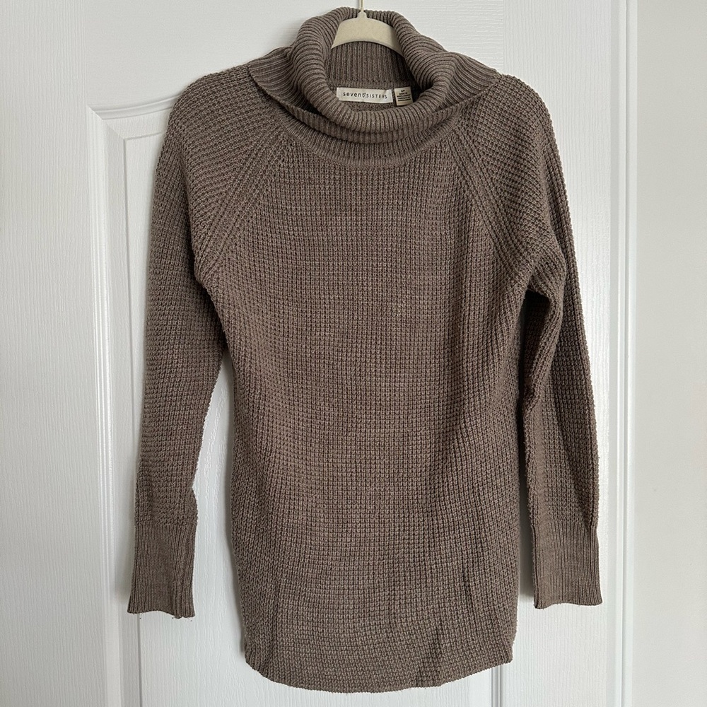 M Boutique Waffle Knit Turtleneck